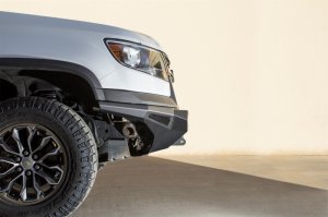 Chevrolet Colorado ZR2 Bumper - Front - Addictive Desert Designs - Stealth Fighter with Winch Mount - Hammer Black - `17-`18 Chevrolet Colorado ZR2 Bumper - Front - Addictive Desert Designs - Stealth Fighter with Winch Mount - Hammer Black - `17-`18